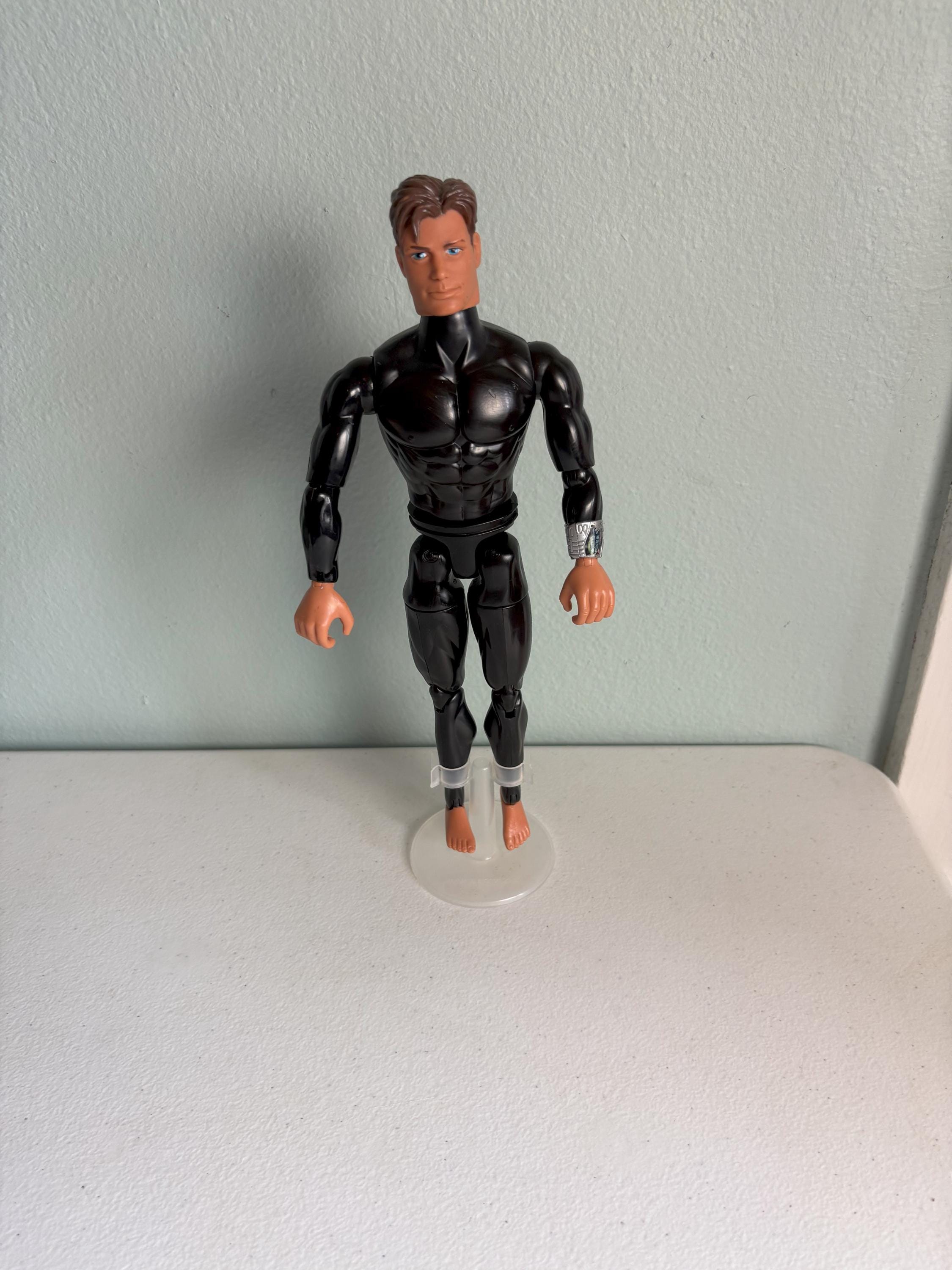 [G3101] Big Jim　マテル ビッグジム Black Scuba Outfit Deep Sea Diving Big Jim 1974 Mattel Action