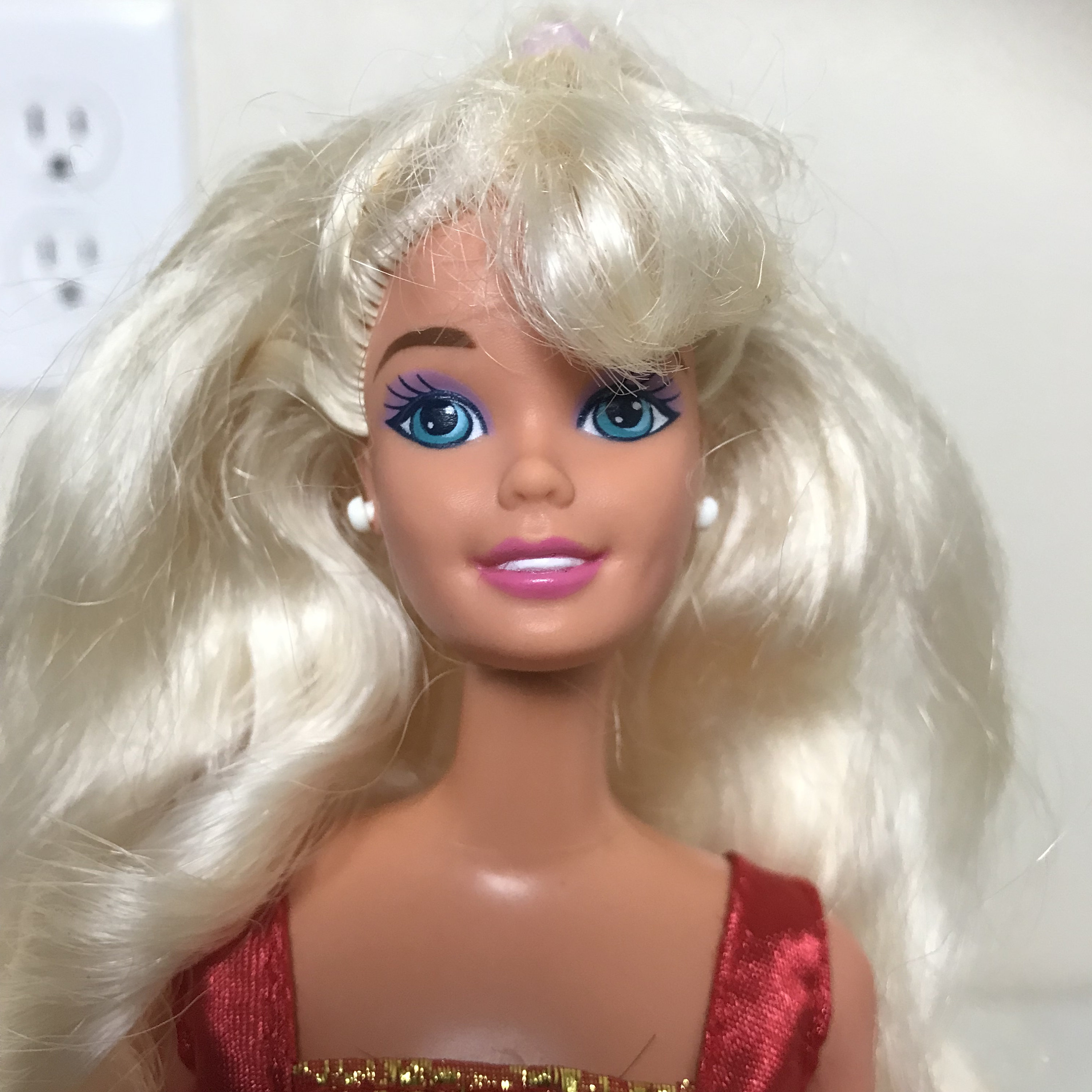 Poupée Barbie Vintage Mattel 1966 - Tête De 1991, Nue, En Plastique, Occasion