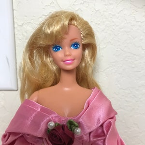 1966 Mattel Twist & Turn Barbie Cabello Rubio Ojos Azules Rodillas Curva 1976 Cabeza