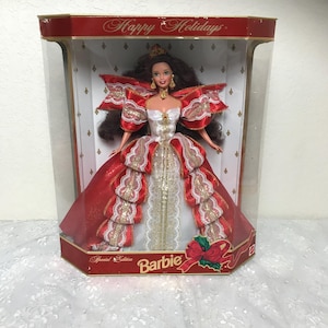 1997 Mattel Special Edition 10th Anniversary Happy Holidays Barbie 17832