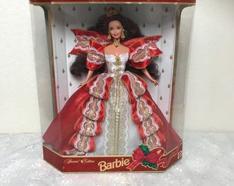 1997 Happy Holidays Barbie Doll: Special Edition, NRFB - Etsy