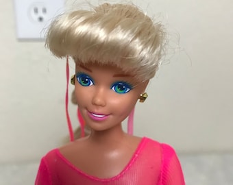 Poupée Barbie Danseuse Étoile Mattel 1993 - Vintage Avec Son Socle Et Vêtements
