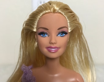 Mattel 1999 Barbie 11 1/2&quot; Doll #01111 Blond Hair Blue Eyes Rigid Body 1998 Head