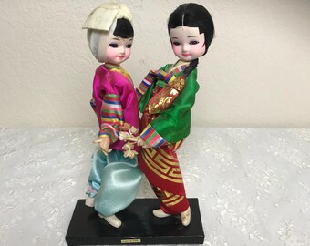 Lalki z targów światowych 9" Lalki świata Korea
