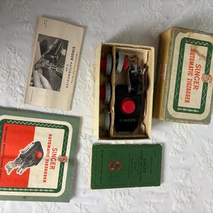 Singer Automatic Zigzagger with Extra Cam Part No. 160985 Vintage