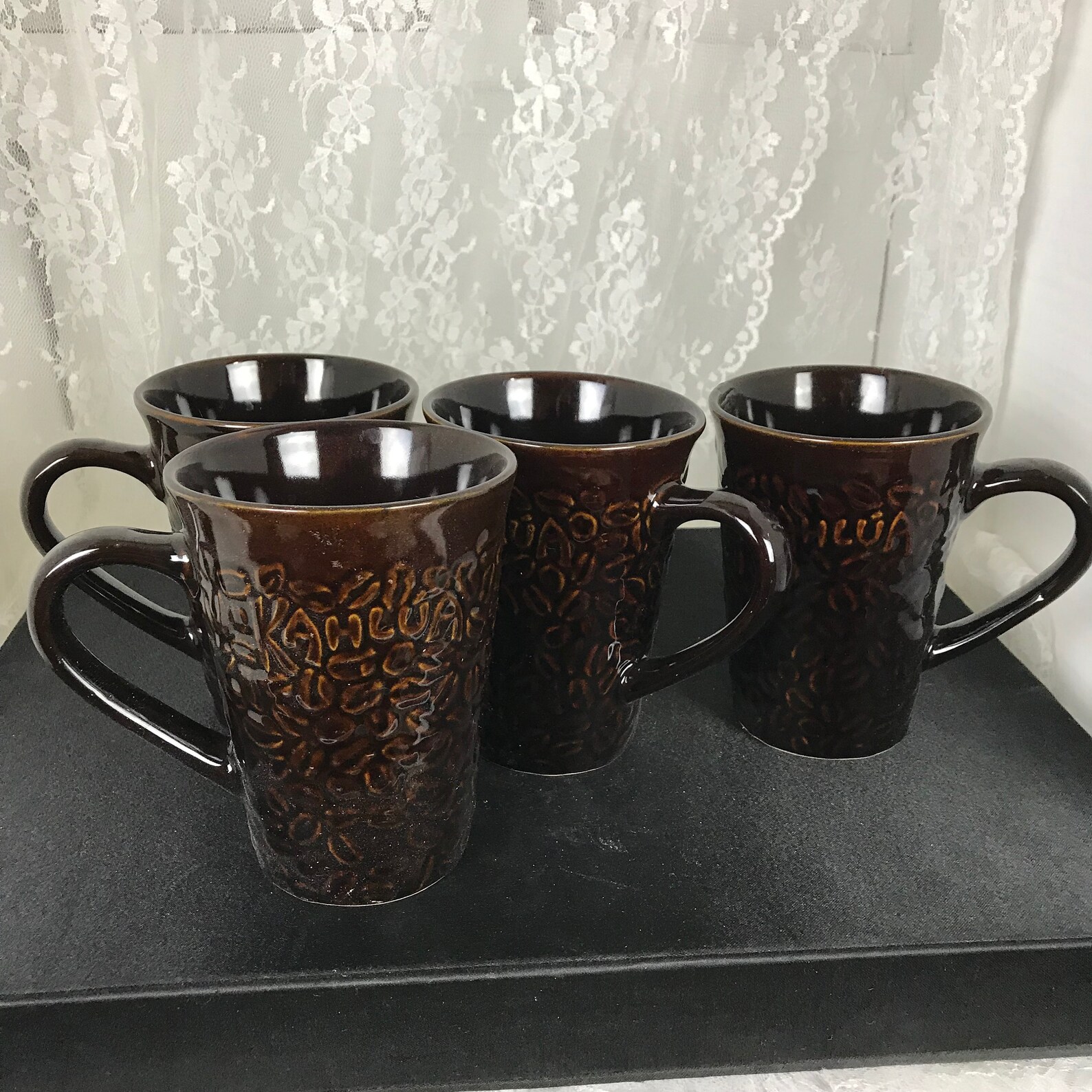 Vintage Kahlua Coffee Mugs Set of 4 Pernod-ricard USA 12 Oz - Etsy