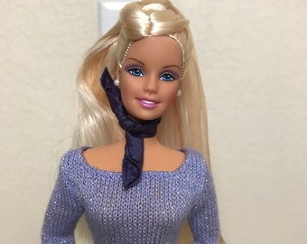 Mattel 1991 Fashion Avenue Barbie Rodillas dobladas Codos articulados Cabello rubio Ojos azules