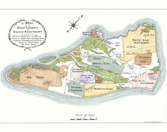 Map of the Plantations of Hilton Head Island