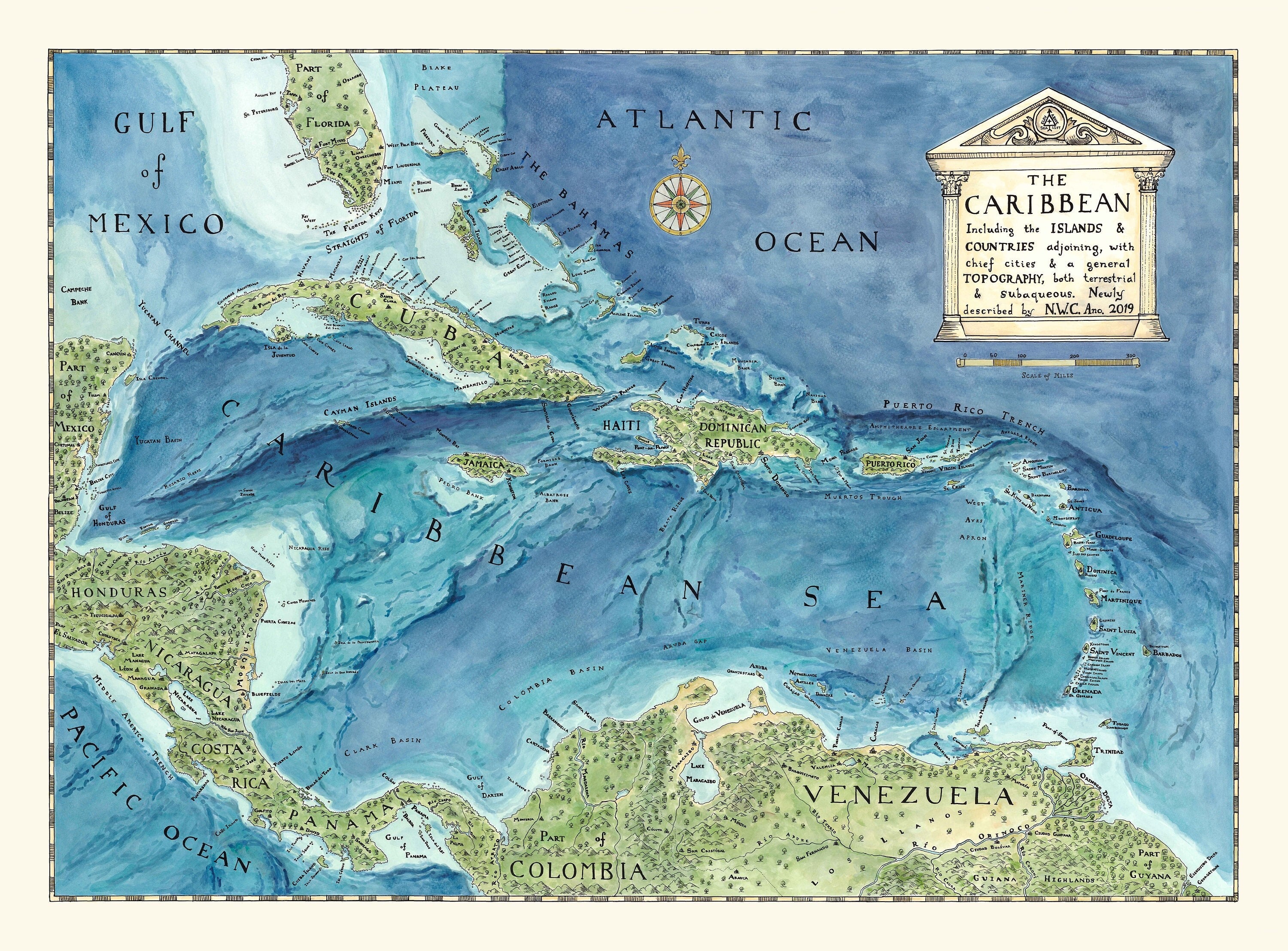 Map of Caribbean Islands Caribbean - Il Fullxfull.3409811950 Irz0 