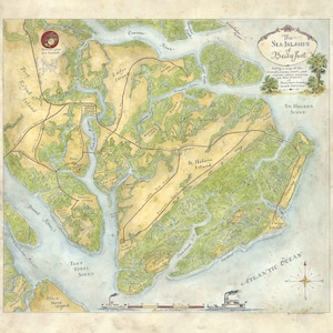 Die Seeinseln von Beaufort, South Carolina