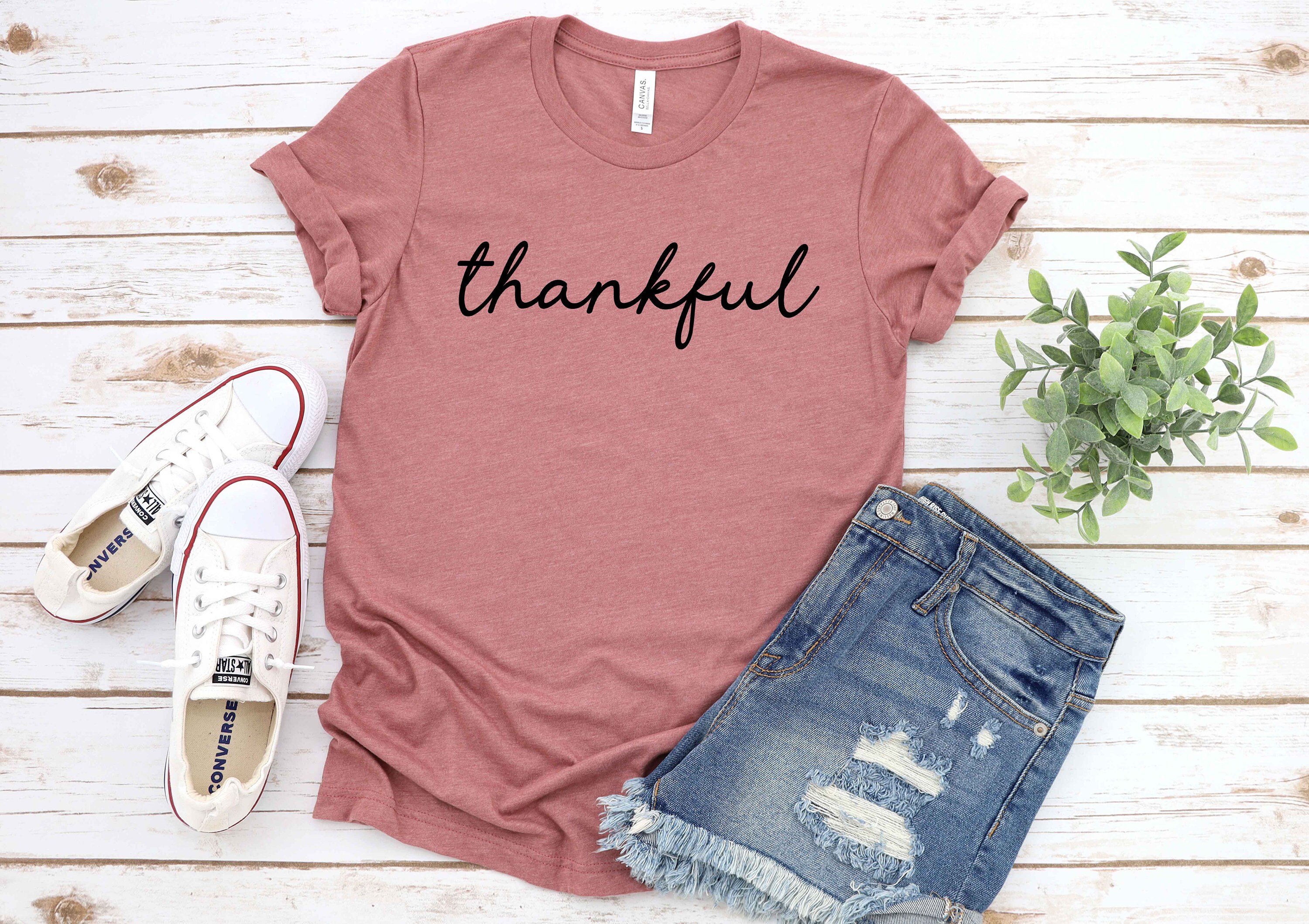 Thankful T Shirt Thankful Shirt Thanksgiving T Shirt Fall T | Etsy