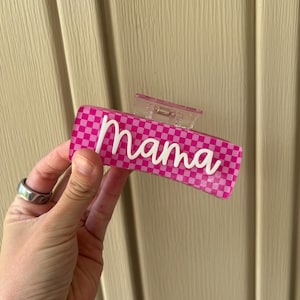 Hair Clip, Custom Claw Clip, Acrylic Claw Clip, Personalized Hair Clip, Hair Accessories, School Spirit, Custom Gifts, Bridal, Custom Gifts