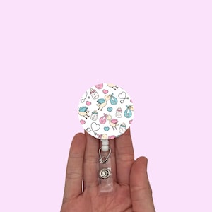 Stork Badge Reel Topper, Acrylic Badge Reel Topper, Interchangeable, Nurse, Badge Reel, Nursing, RN, Mother Baby, Labor & Delivery, NICU