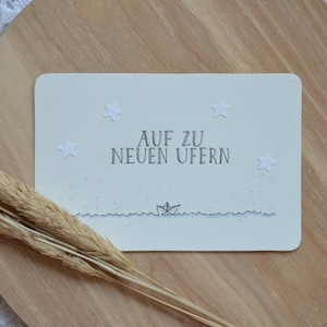 Postkarte zum Abschied