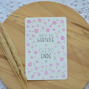 Postkarte zum Ende einer Chemotherapie