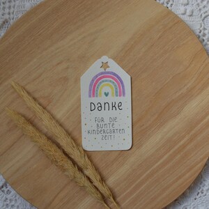 Geschenkanhänger für Abschied im Kindergarten
