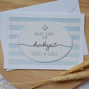 Klappkarte zur Hochzeit