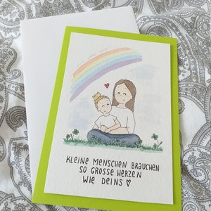 Klappkarte zum Abschied im Kindergarten