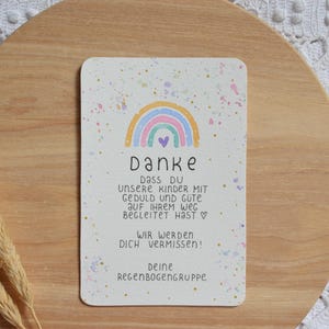Postkarte für Abschied im Kindergarten