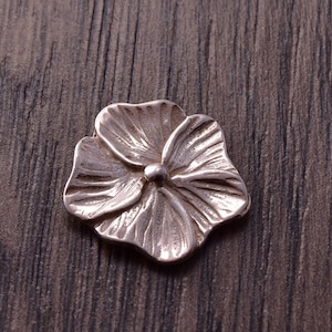 One Sterling Silver Flower Casting Small - EB6