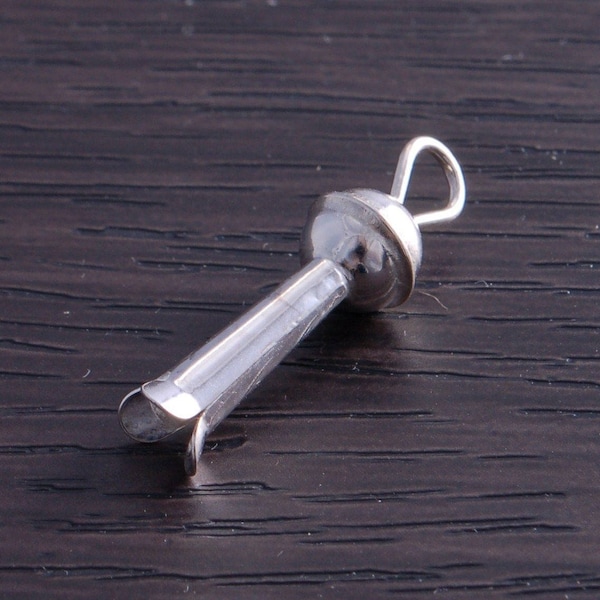 Sterling Silver Squash Blossom Bead Loop 6mm bead (sold individually) DB4Q