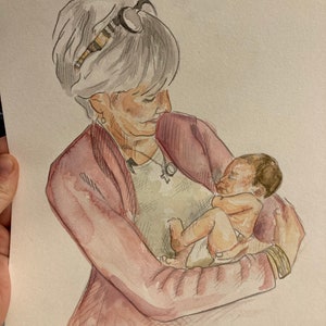 Custom Portrait Watercolor