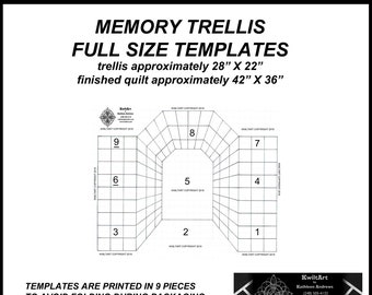 Memory Trellis Template Package