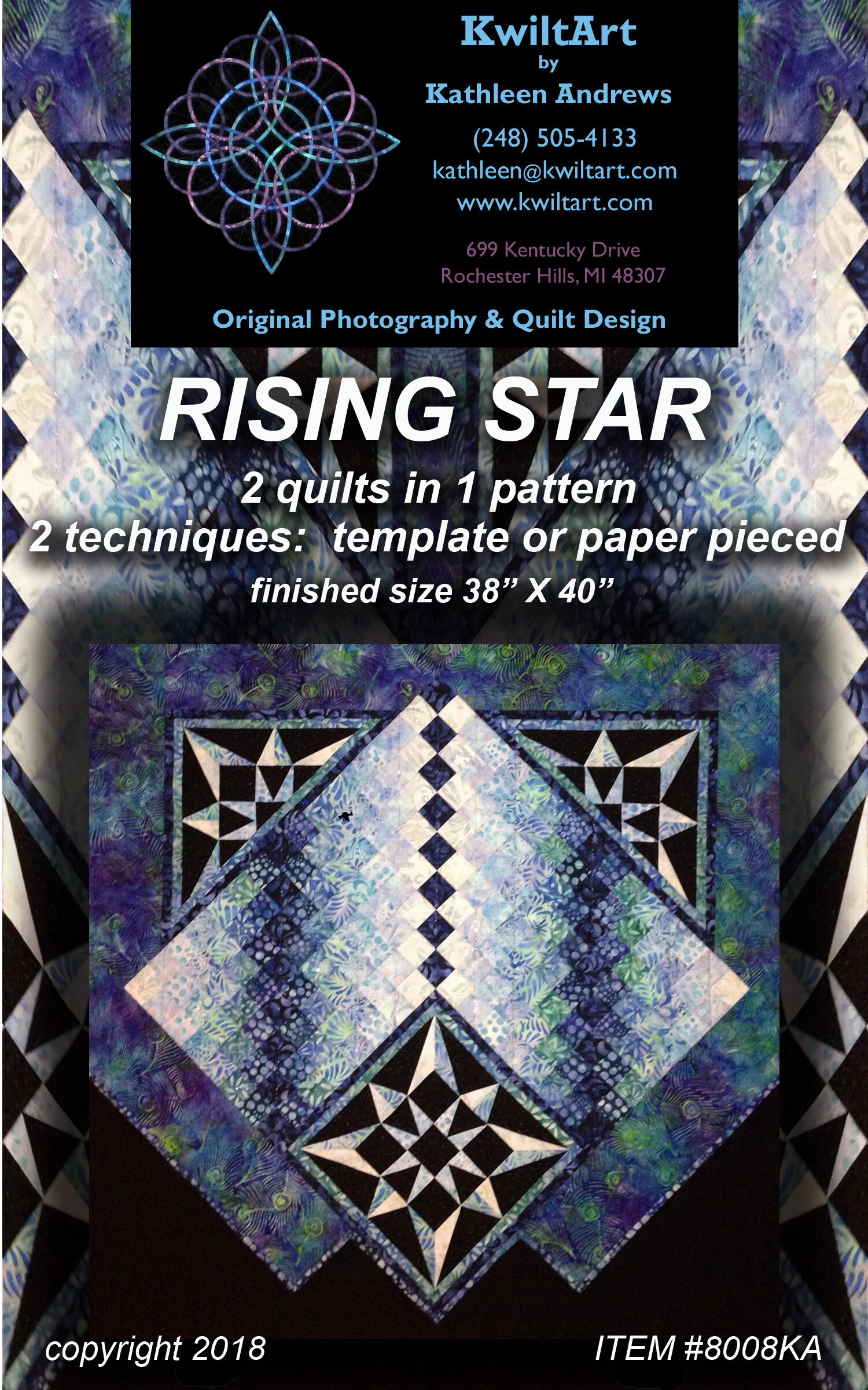 Rising Star 2 in 1 Quilt Pattern Etsy