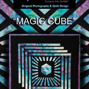 Magic Cube Quilt Pattern Digital File Download