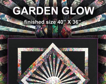 Garden Glow Quilt Pattern Digital File Download