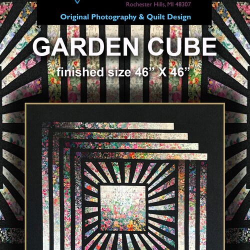 Zen Garden Quilt Pattern Modern Quilt Pattern Contemporary Etsy Canada