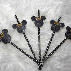 Mouse Paper Straw- 10 ct