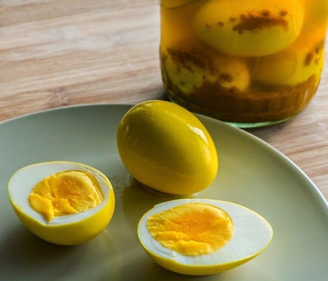 Texas Delight Mustard Pickled Eggs KETO FRIENDLY Etsy