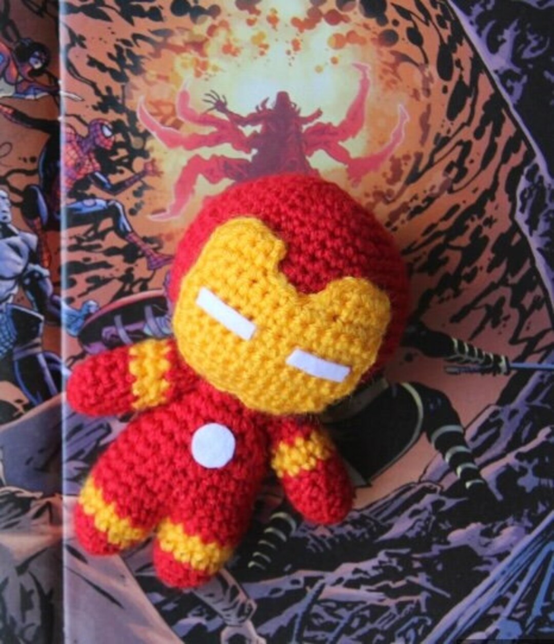 Iron Man Crochet Pattern Amigurumi Iron Man Crochet Iron Man - Etsy