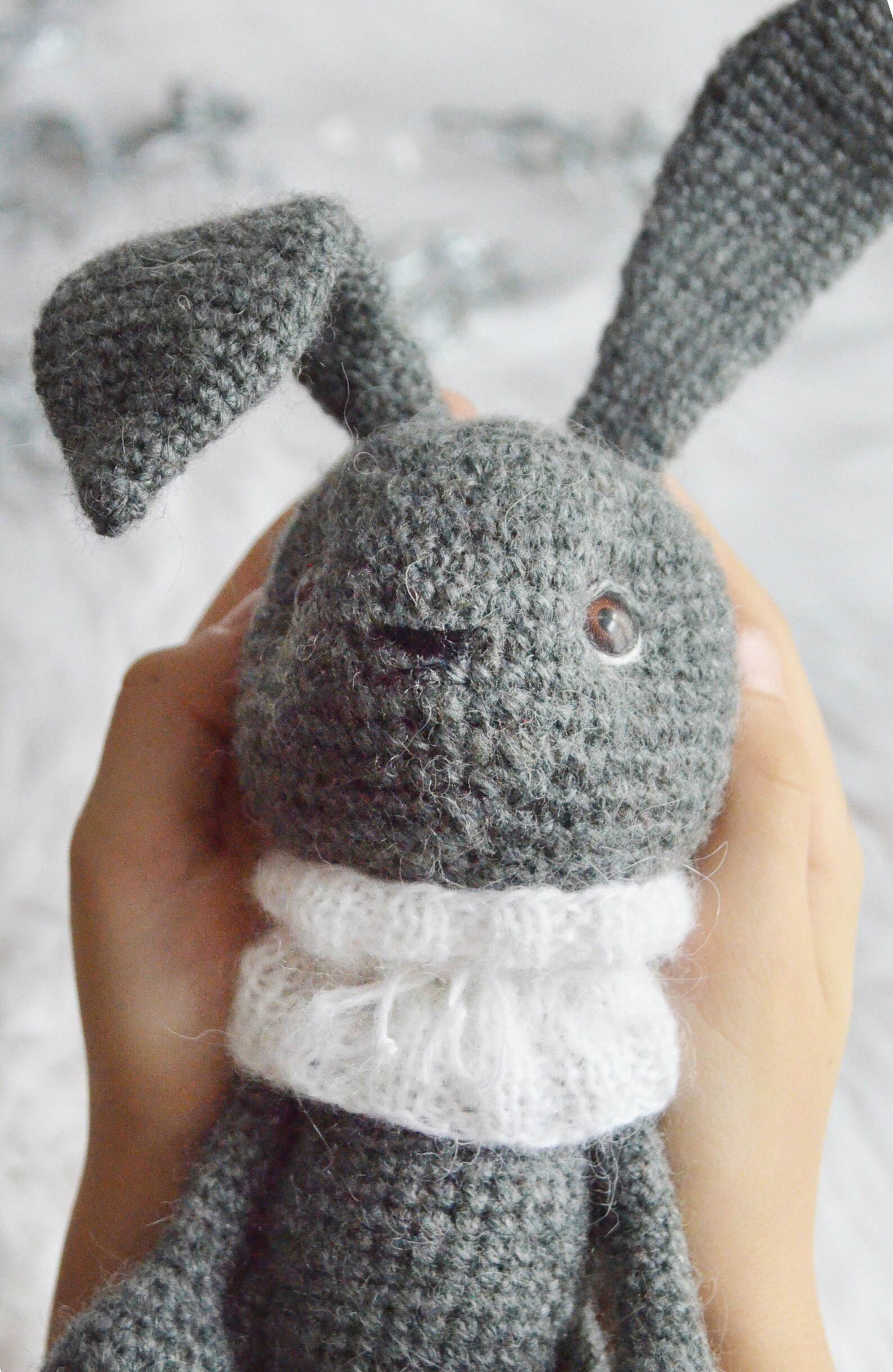 Crochet rabbit plush pattern Cute bunny plush Amigurumi rabbit Etsy