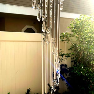 Wind Chime Spiral Crystal Sun Catcher