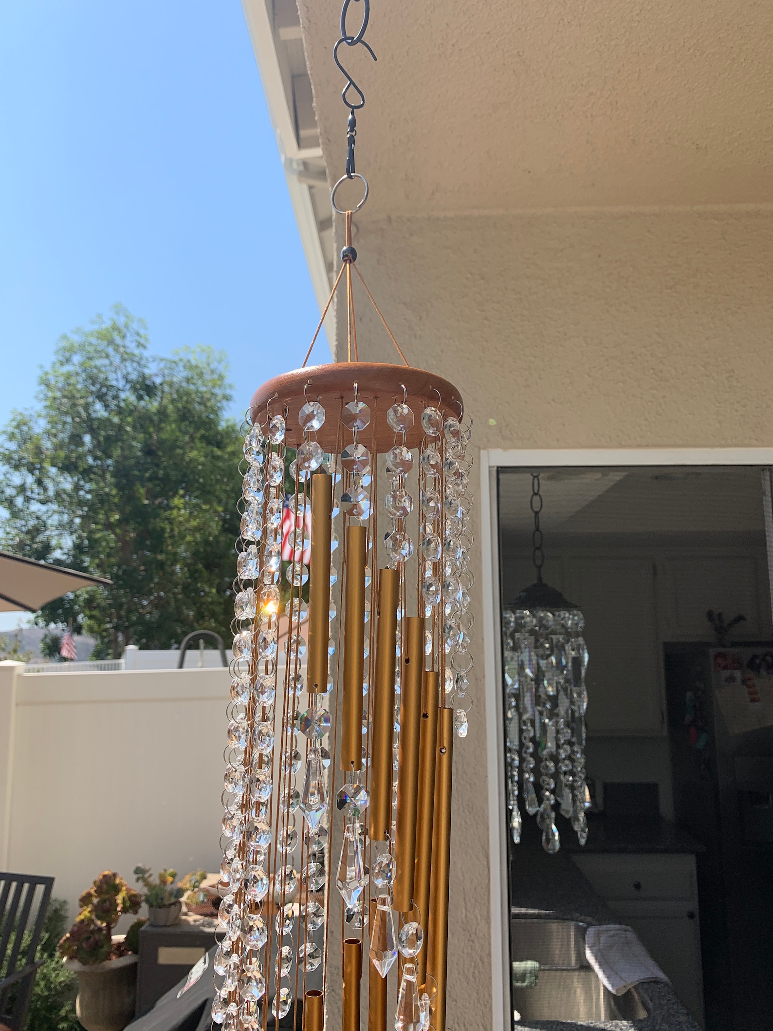 Spiral Crystal Wind chime Sun Catcher Etsy