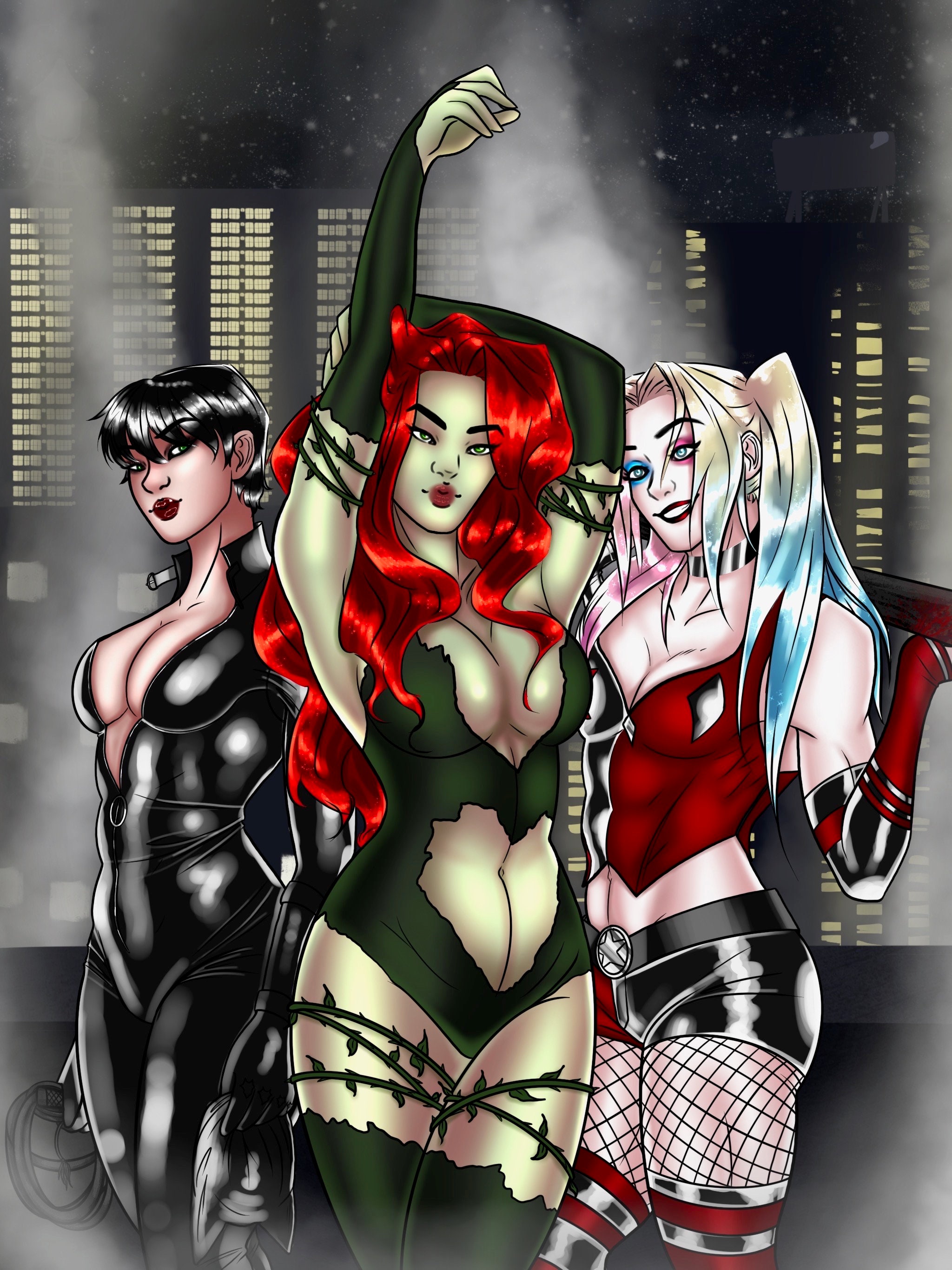 Ivy and Harley Poster - Etsy, image size:2048x2732