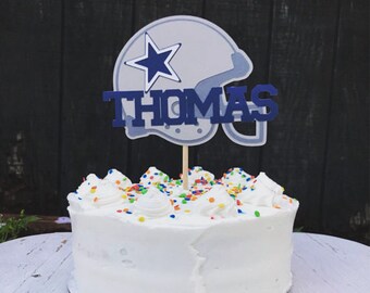 Dallas Cowboy Wedding Cake Topper 