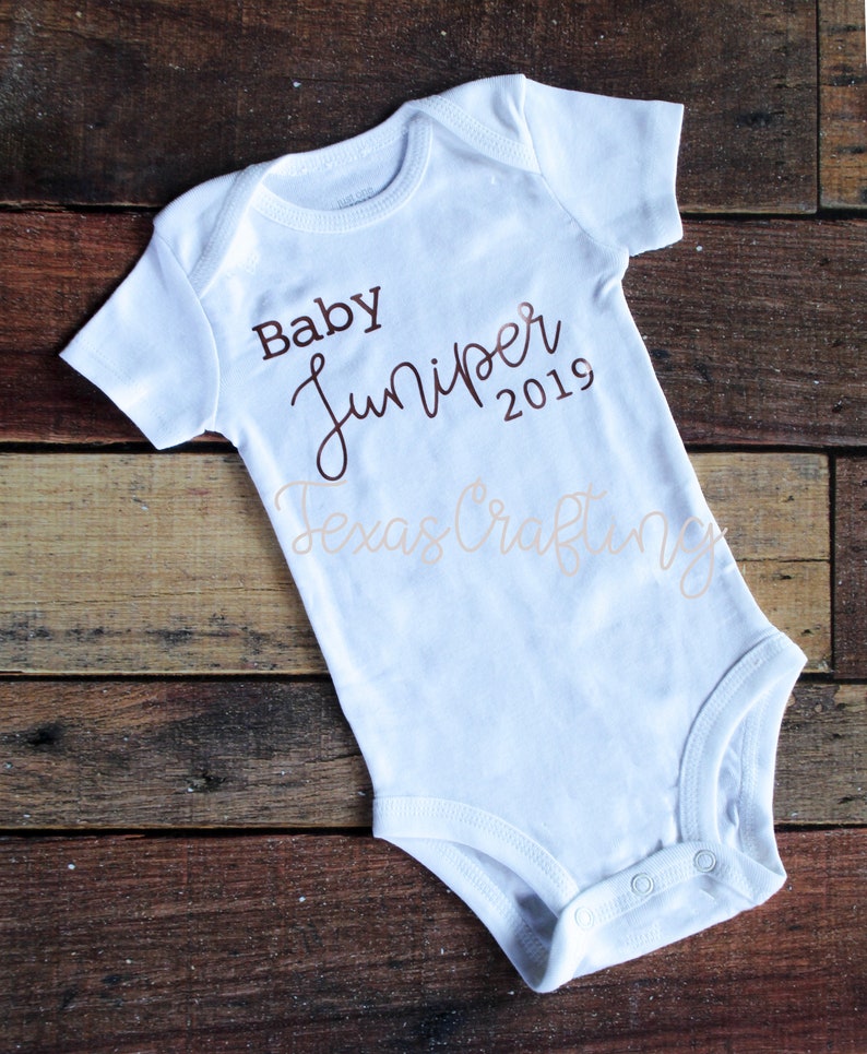 baby clothes with name