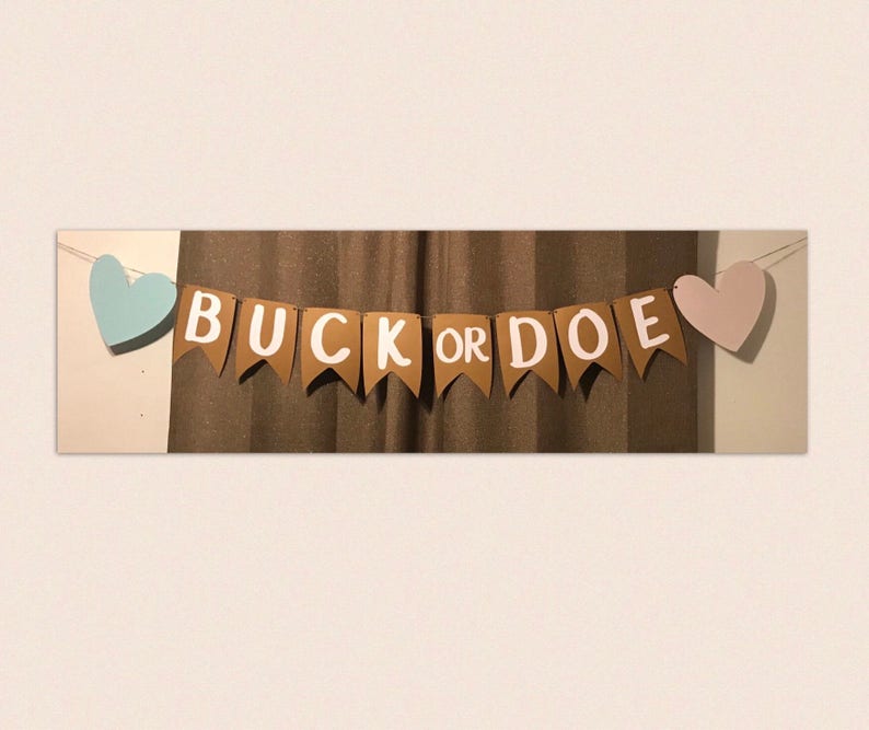 Buck Or Doe Baby Shower Decoration Gender Reveal Banner Buck Or Doe Banner Boy Or Girl Banner Baby Shower Banner Reveal Party Decor Buck Or Doe Baby Shower Decoration Gender Reveal Banner Buck Or Doe Banner Boy Or Girl Banner Baby Shower Banner Reveal Party Decor