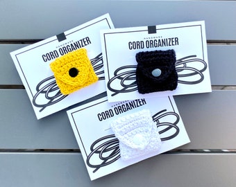 Crocheted Cord Organiser