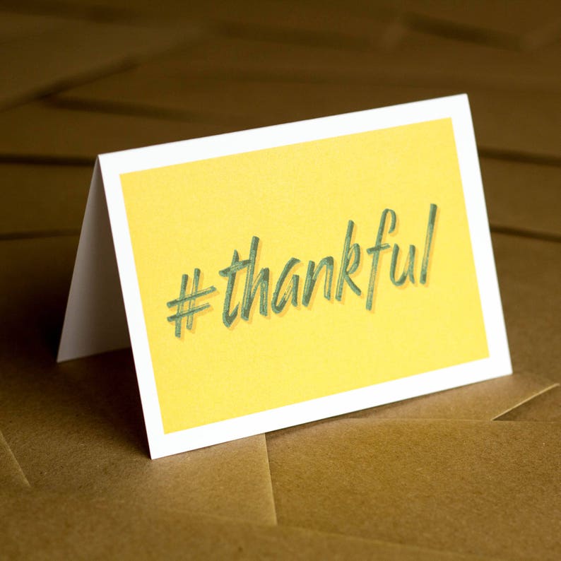 Greeting Cards Hashtag Cards Greeting Cards Greeting Card Set Thank You Cards Set Set of 6 Assorted Boxed Set Box Set
