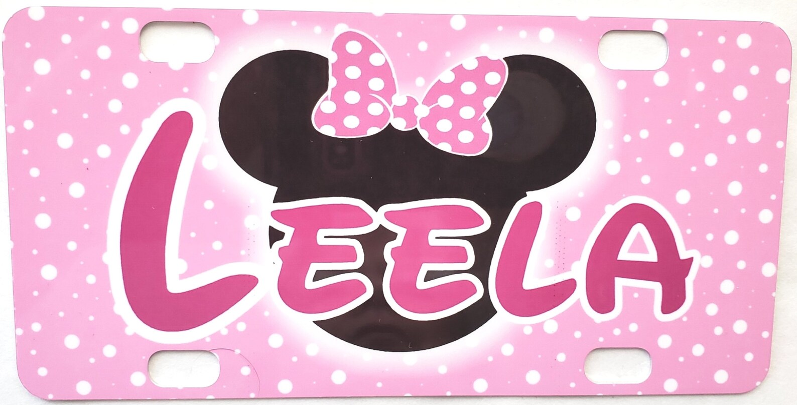Mini License Plate Personalized MINNIE MOUSE Custom Bike - Etsy