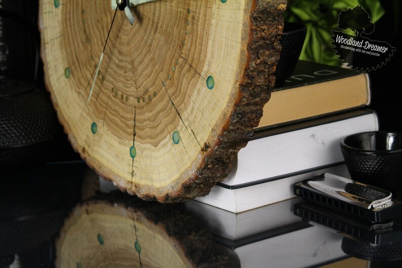 Wooden Wall Clock Unusual Wall Clocks 30 cm 12 in Cool Etsy