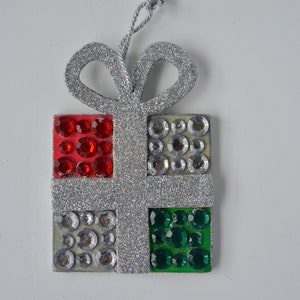 Sparkling Holiday Gift Box Ornament