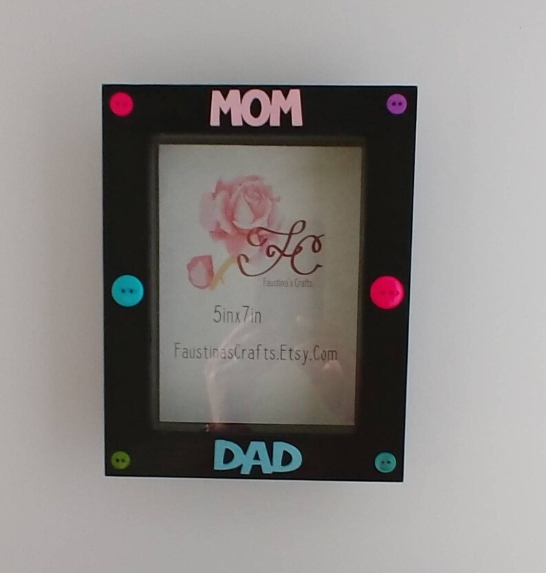 Mom & Dad Photo Frame - Etsy