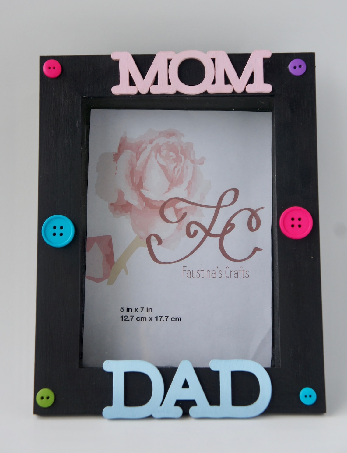 Mom & Dad Photo Frame Etsy