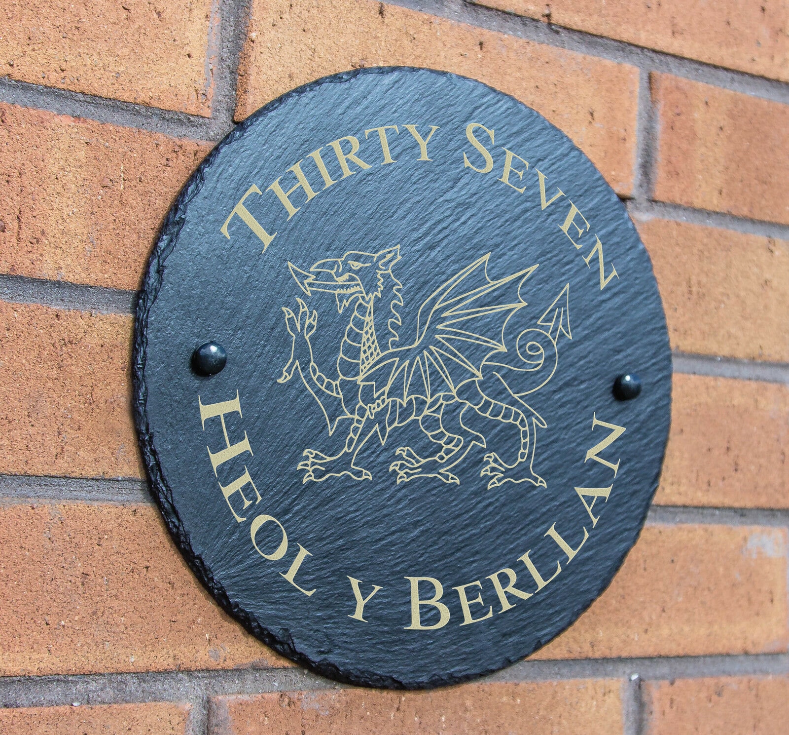 Welsh Dragon Outdoor House Home Sign Plaque Etsy