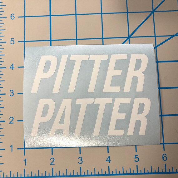 Letterkenny Pitter Patter Decal Etsy